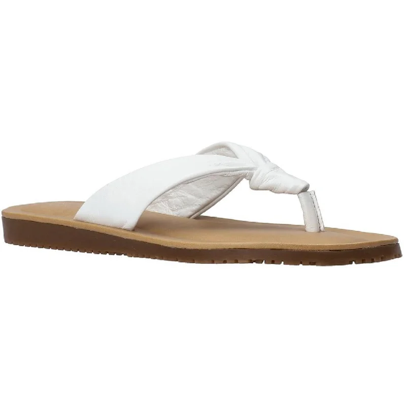 Bella Vita Womens Cov- Italy Leather Thong Flat Sandals