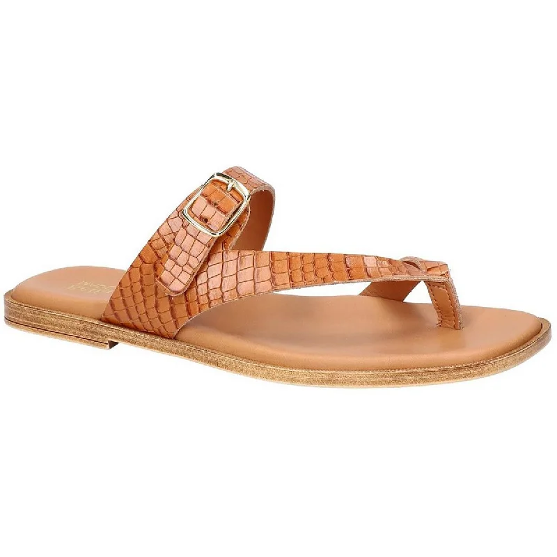 Bella Vita Womens Doe-Italy Leather Flip-Flop Thong Sandals