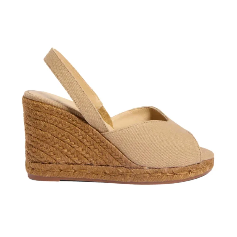 Brisa Espadrilles Wedge Sandals In Taupe