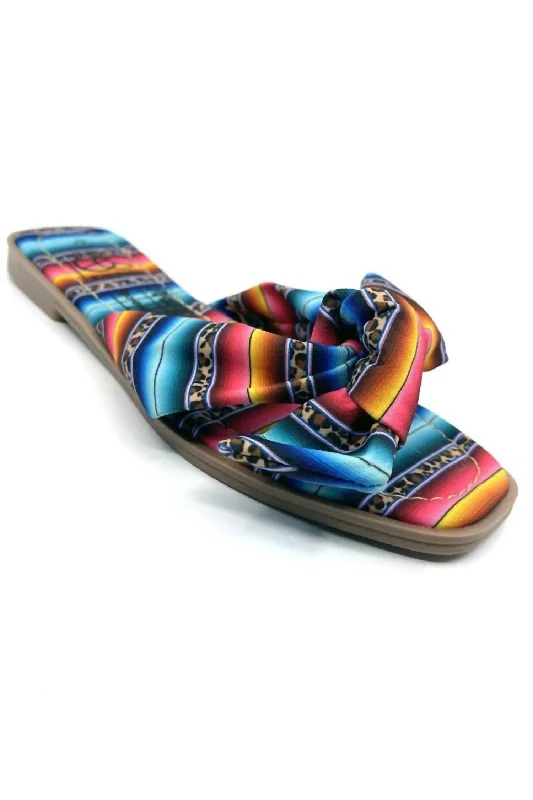 Coco-2 Sandals In Aztec Print