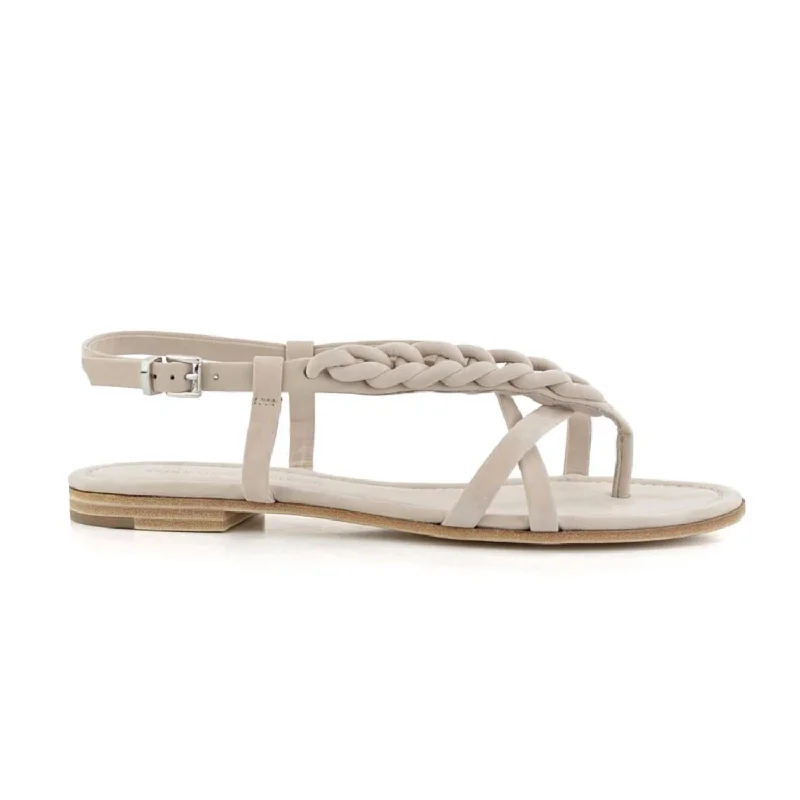 Fabulous Strappy Sandals In Almond