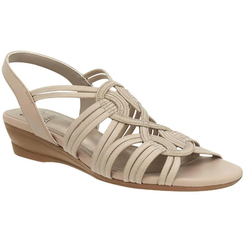 Impo Womens Riya Satin Slingback Sandals