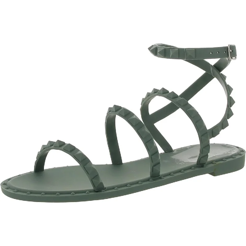 Journee Collection Womens Buckle Rubber Strappy Sandals