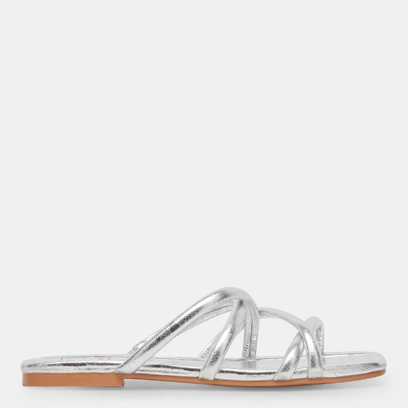 Lanza Sandals Silver Metallic Stella