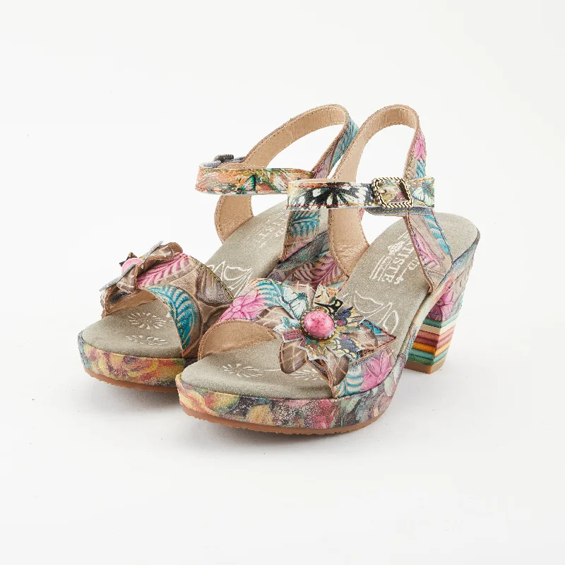 L'ARTISTE LEILANIE SLINGBACK SANDALS