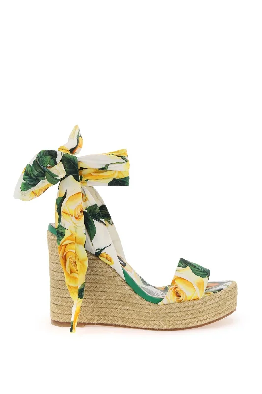 DOLCE & GABBANA lolita wedge sandals