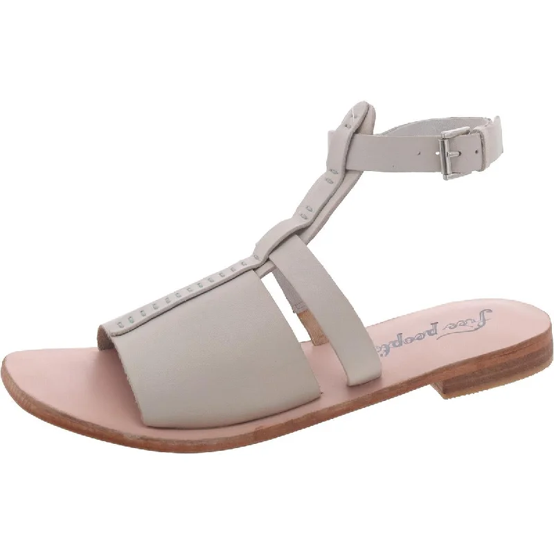 Long Weekend Womens Leather Slip On Slingback Sandals