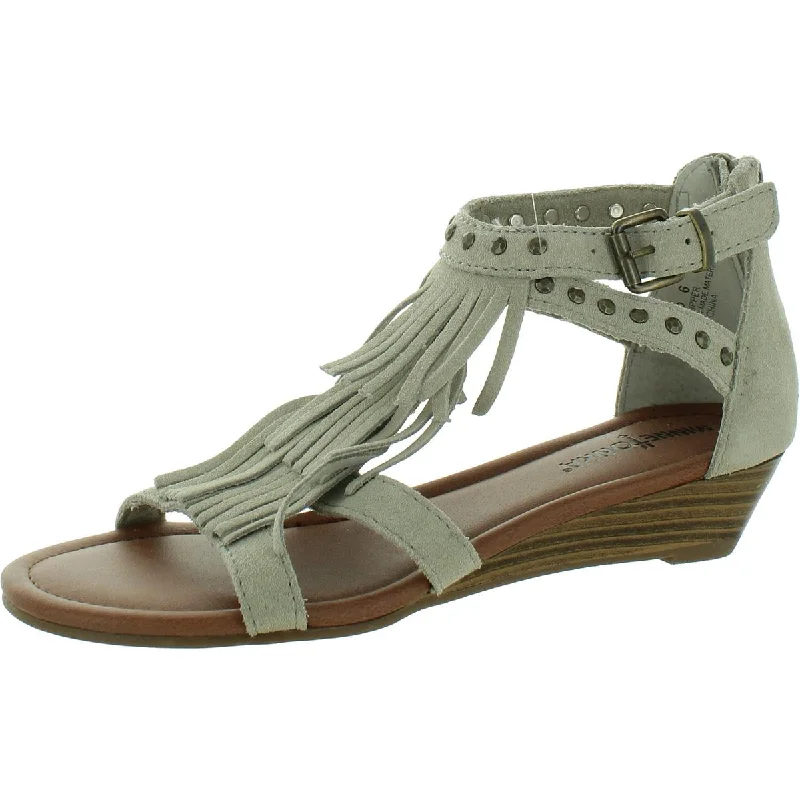 Minnetonka Womens Leather Gladiator Sandals