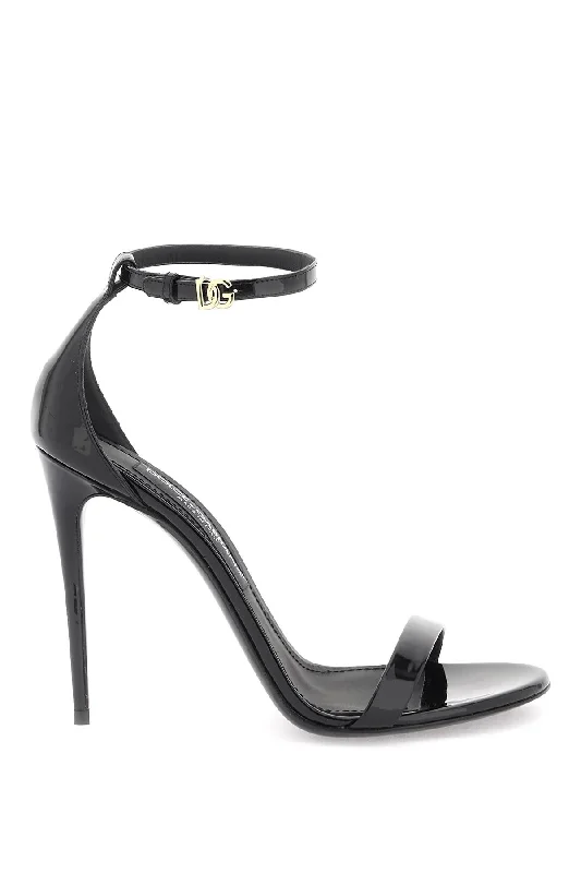 DOLCE & GABBANA patent leather sandals