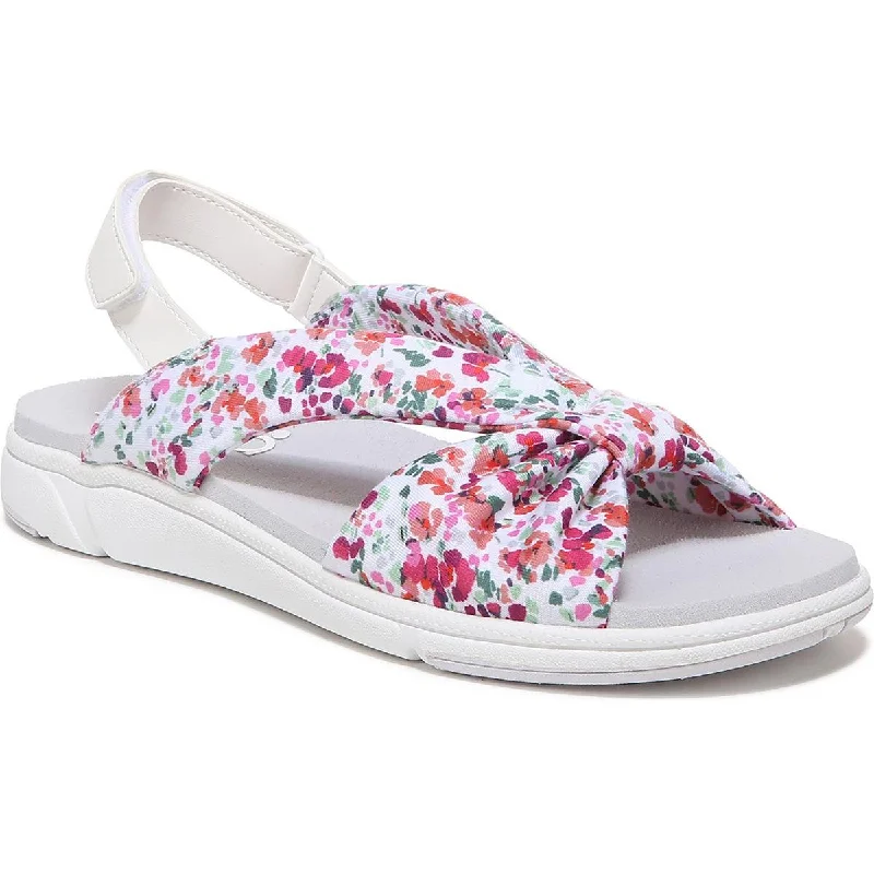 Ryka Womens  Floral Floral Hook & Loop Slide Sandals