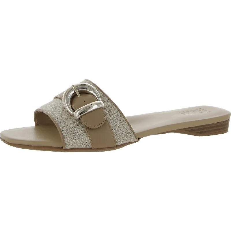 Santiago Womens Buckle Slide Sandals