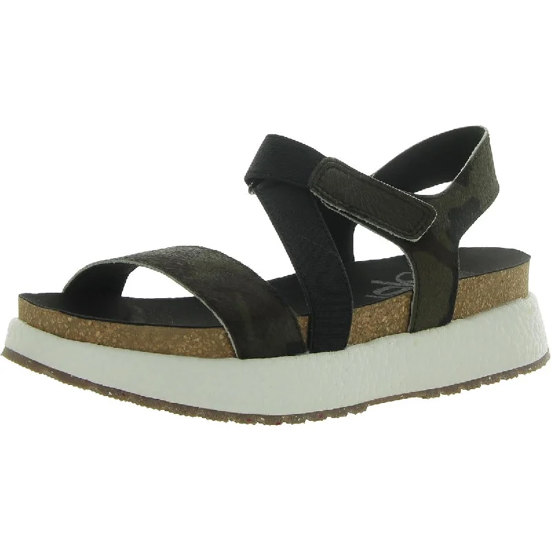 Sierra Womens Footbed Open Toe Strappy Sandals