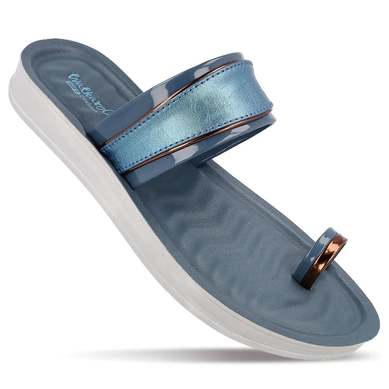 Women's Daily Wear Sandals - WE2346 Teal Blue