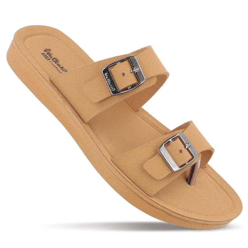 Women's Daily Wear Sandals  - WL7581 Beige