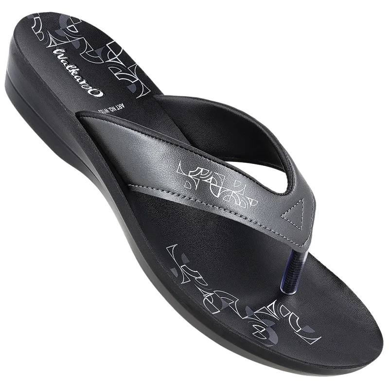 Women's Daily Wear Sandals  - W102 Black Grey