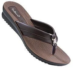 Women's Daily Wear Sandals  - W172 Brown