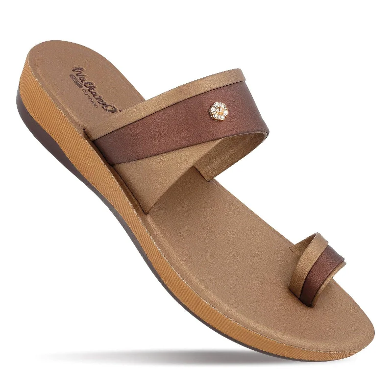 Women's Daily Wear Sandals - WE2358 Brass