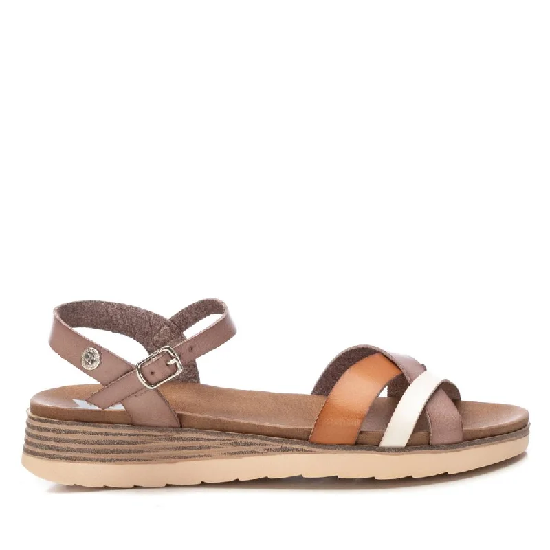 Women's Low Wedge Strappy Sandals By XTI