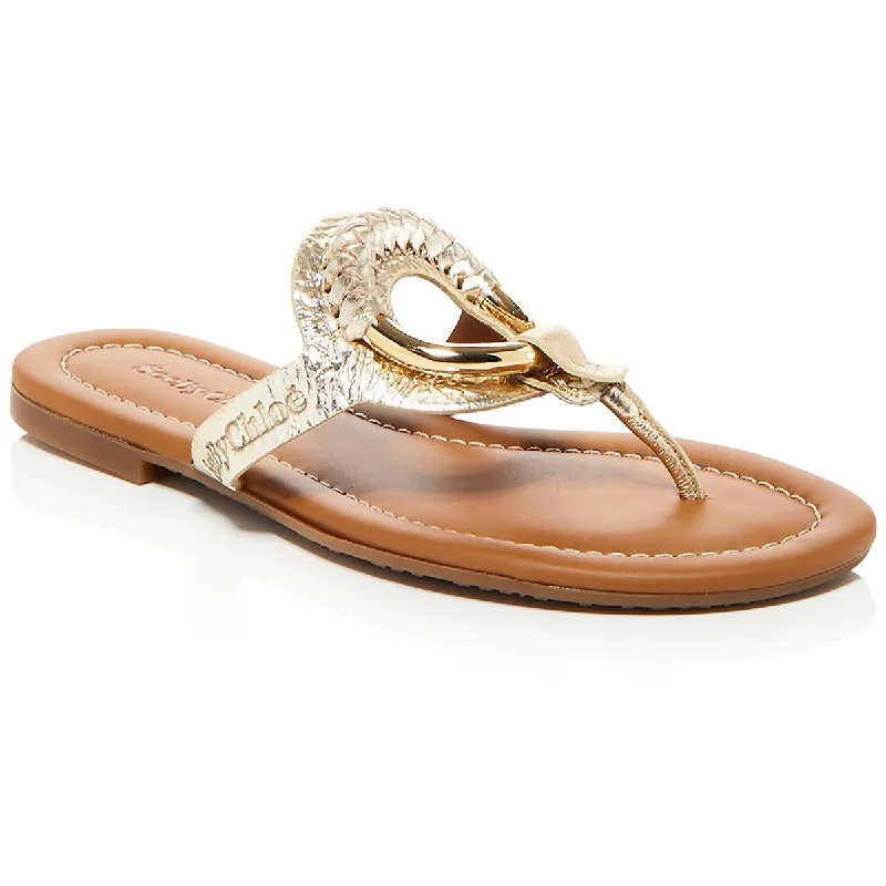 Womens Slip On Padded Insole Slide Sandals