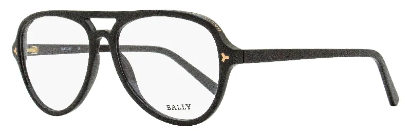 Bally Men's Pilot Eyeglasses BY5031 001 Black 57mm