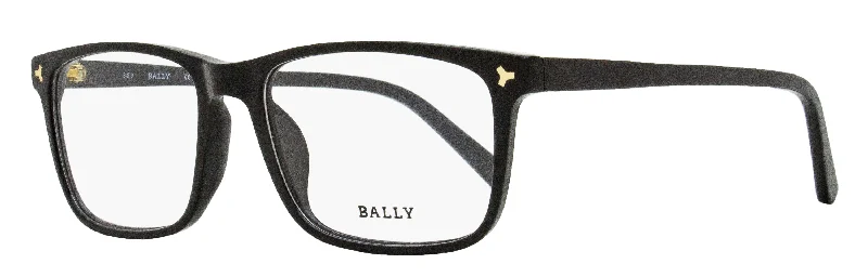 Bally Men's Rectangular Eyeglasses BY5023H 001 Black 54mm