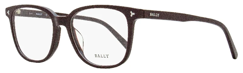 Bally Men's Rectangular Eyeglasses BY5033H 069 Dark Brown 54mm