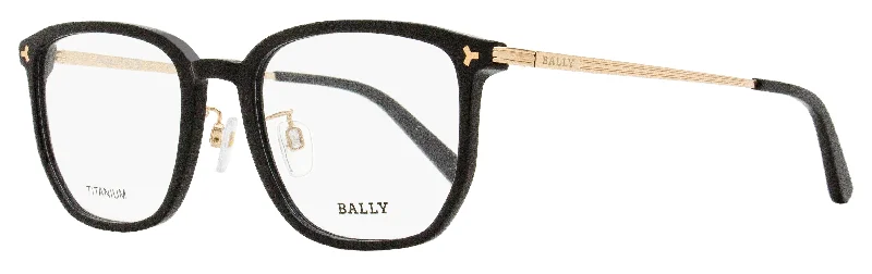 Bally Men's Rectangular Titanium Eyeglasses BY5069H 001 Black 54mm