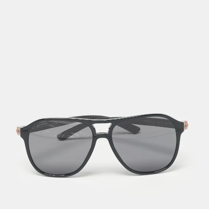 Bvlgari Black 7034 Diagono Square Sunglasses