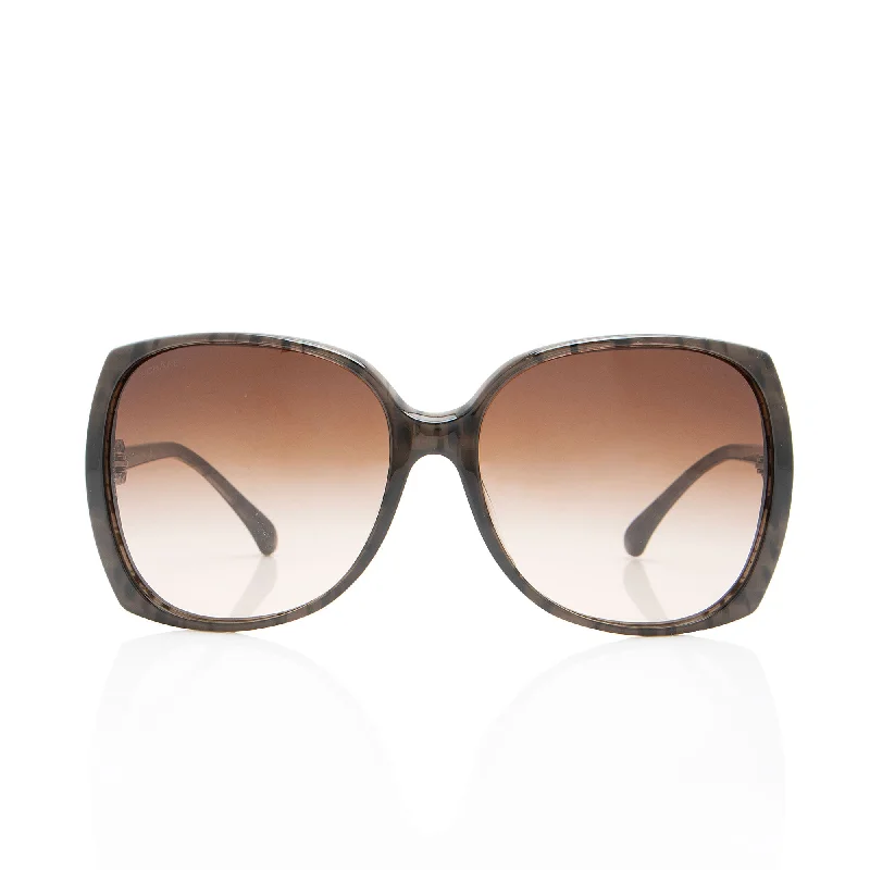 Chanel CC Oversized Butterfly Sunglasses