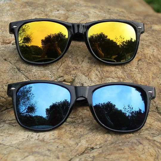 Cool Sunglasses for Men Women Colorful Bright Classical Fashion Summer Oculos Mirror UV Protection Glasses