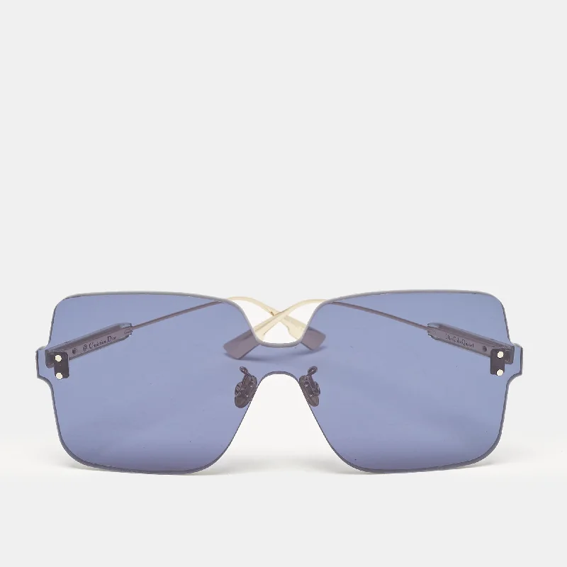 Dior Blue/gold Diorcolorquake1Rimless Shield Sunglasses