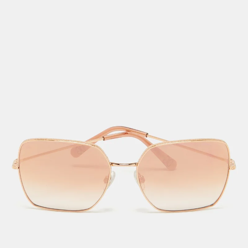 Dolce & Gabbana Peach Gradient Dg 2242 Butterfly Sunglasses