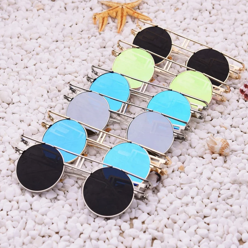 Fashion Metal Frame Steampunk Sunglasses Women Brand Designer Unique Men Gothic Sun glasses Vintage Oculos De Sol Feminino