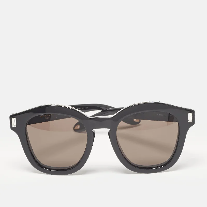 Givenchy Black Gv7070/s Crystals Square Sunglasses