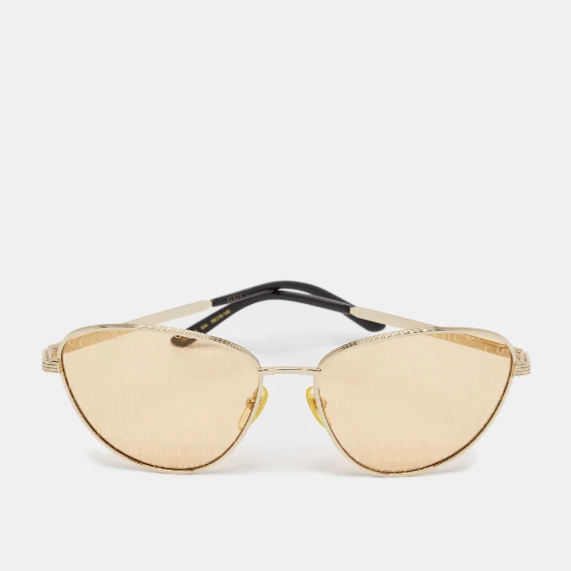 Gucci Yellow/gold Tone Gg0803S Cat Eye Sunglasses