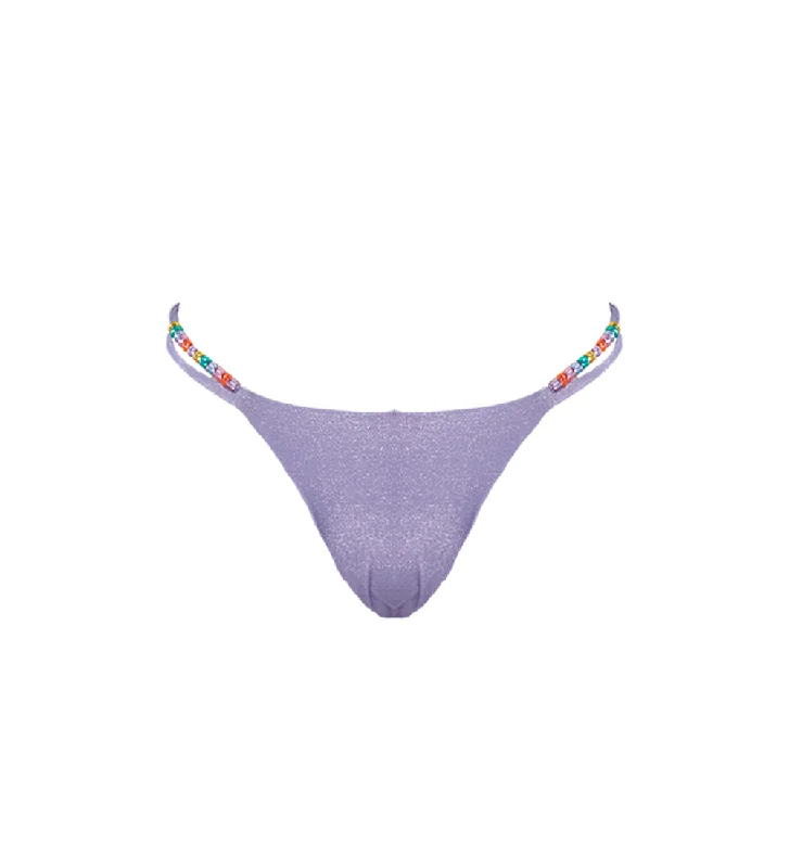 Iris Lilac Shine Bikini Bottom