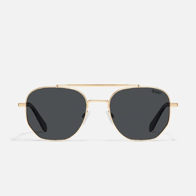 Men's Locals Only Sunglasses In Gold/smoke Polarized