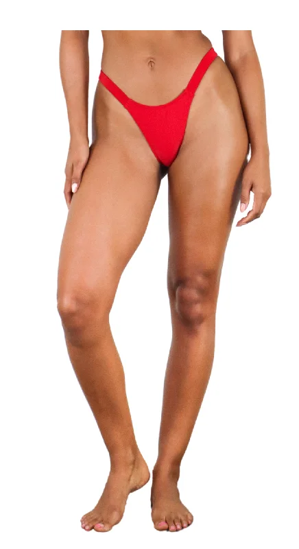 MICAH ELASTIC BOTTOM - SCARLET RED