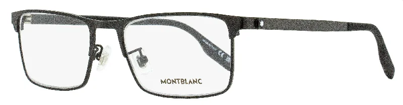 Montblanc Men's Carbon Fibre Eyeglasses MB0187O 001 Black 54mm