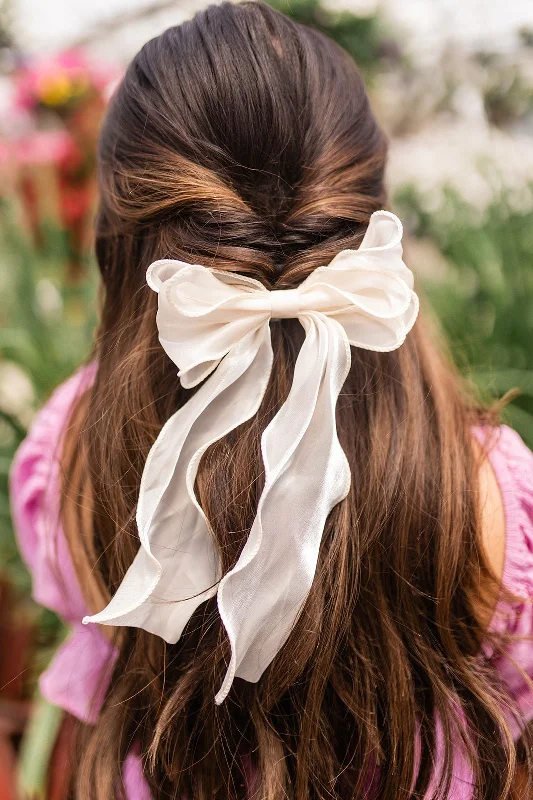 Remi Double Bow Barrette