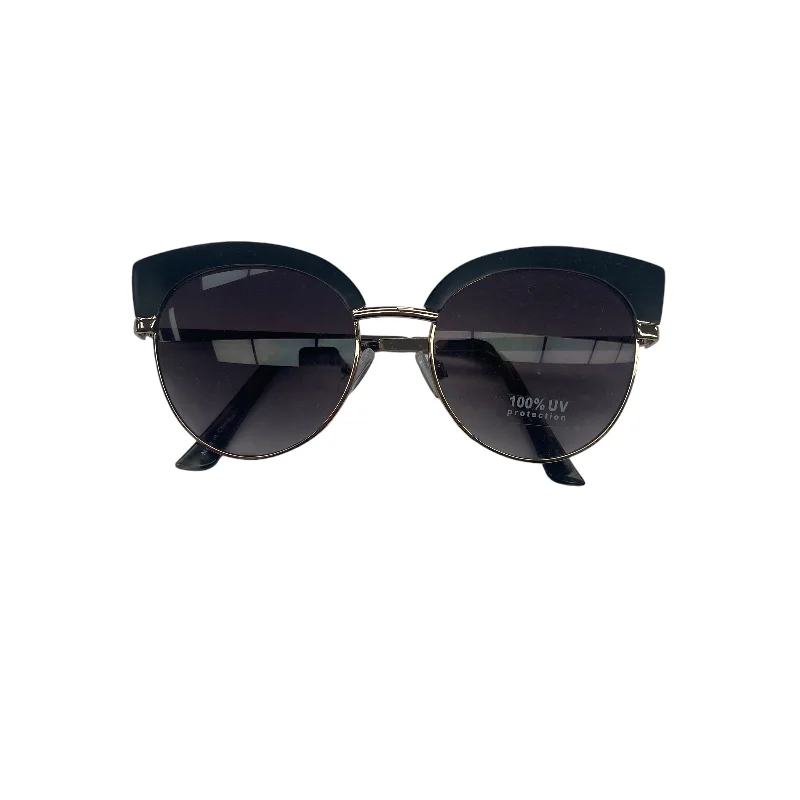 Sunglasses By Clothes Mentor In Black & Gold