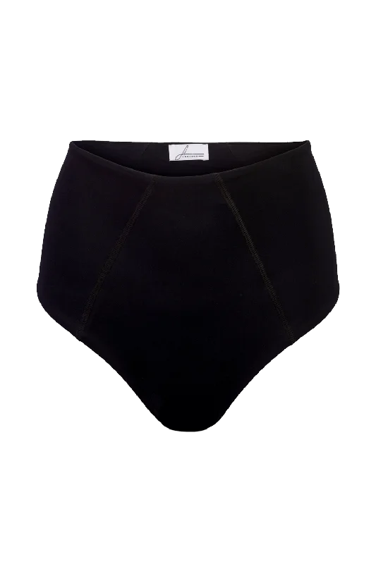 Black High Waist Bikini Bottom