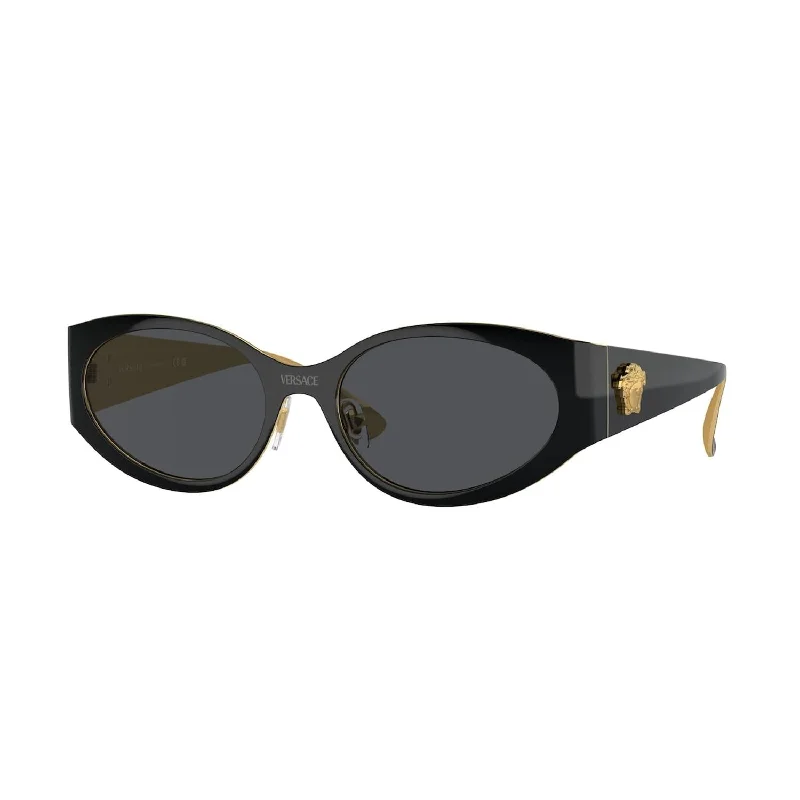 Women's 0Ve2263 Sunglasses In Black/dark Grey