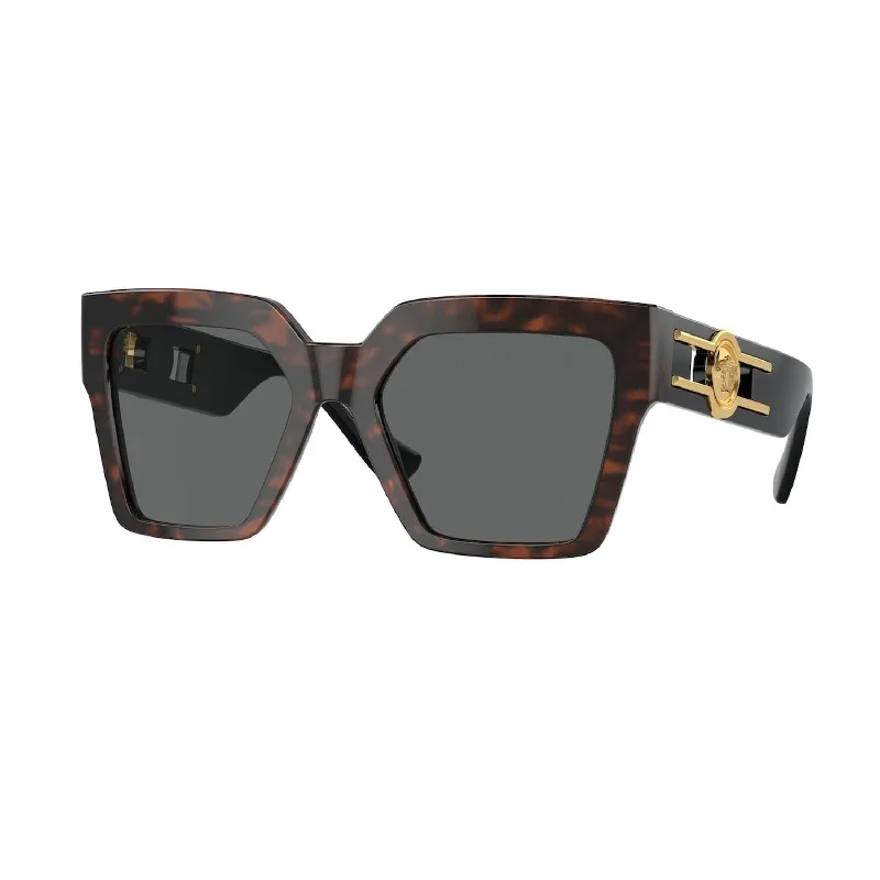 Women's 0Ve4458 Sunglasses In Havana / Dark Grey