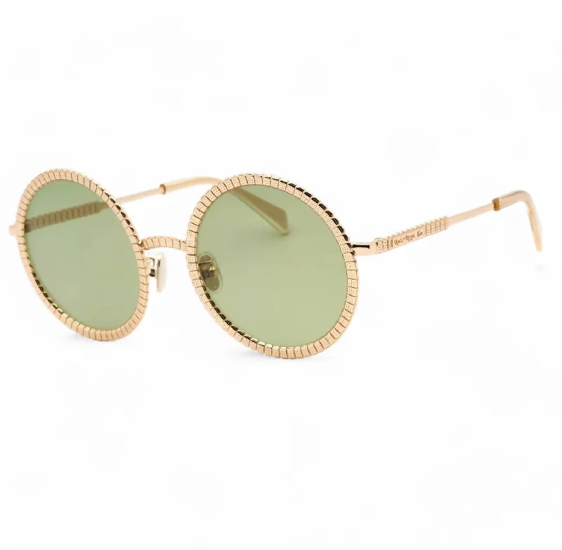 Women's L252S Ricky Regal Sunglasses In Gold / Green