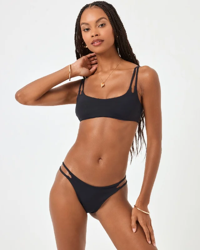 Zinnia Bikini Top - Black